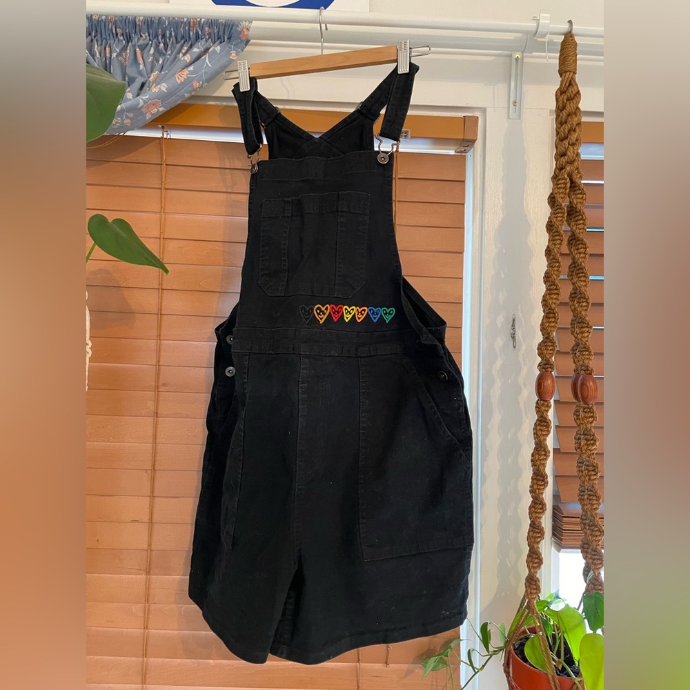 Target PRIDE rainbow overall shorts. Worn and in great shape!